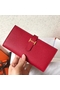 Hermes Red Epsom Bearn Gusset Wallet  Replica