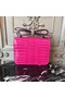 Hermes Rose Red Constance MM 24cm Crocodile Bag  Replica