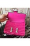Hermes Rose Red Constance MM 24cm Crocodile Bag  Replica