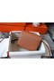 Hermes Roulis 19cm Evercolor 9D H9003 brown&Gold  Replica