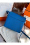 Hermes Roulis 19cm Evercolor 9D H9003 Electro optic blue&Silver  Replica