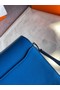 Hermes Roulis 19cm Evercolor 9D H9003 Electro optic blue&Silver  Replica