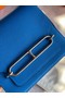 Hermes Roulis 19cm Evercolor 9D H9003 Electro optic blue&Silver  Replica