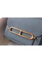 Hermes Roulis 19cm Evercolor 9D H9003 gray&Gold  Replica
