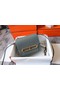 Hermes Roulis 19cm Evercolor 9D H9003 gray&Gold  Replica