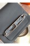 Hermes Roulis 19cm Evercolor 9D H9003 gray&Silver  Replica