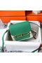 Hermes Roulis 19cm Evercolor 9D H9003 green&Gold  Replica