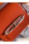Hermes Roulis 19cm Evercolor 9D H9003 orange&Gold  Replica