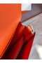 Hermes Roulis 19cm Evercolor 9D H9003 orange&Gold  Replica