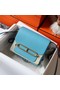 Hermes Roulis 19cm Evercolor 9D H9003 sky blue&Gold  Replica