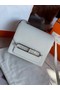 Hermes Roulis 19cm Evercolor 9D H9003 white&Silver  Replica
