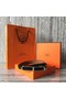 Hermes Roulis belt buckle & Reversible leather strap 13 mm H065539 brown  Replica