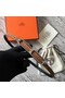 Hermes Roulis belt buckle & Reversible leather strap 13 mm H065539 brown  Replica
