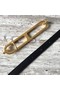 Hermes Roulis buckle & Reversible leather strap 13 mm H065538 black  Replica