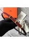 Hermes Roulis buckle & Reversible leather strap 13 mm H065538 fuchsia  Replica