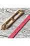 Hermes Roulis buckle & Reversible leather strap 13 mm H065538 rose  Replica