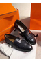 Hermes Royal Loafers In Black Calfksin  Replica