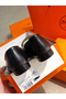 Hermes Royal Loafers In Black Calfksin  Replica