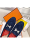 Hermes Royal Loafers In Blue Suede Leather  Replica