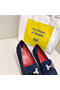 Hermes Royal Loafers In Blue Suede Leather  Replica