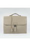 Hermes Sac Depeche 38cm Briefcase Clemence Grey  Replica