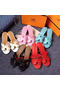 Hermes Sandals Togo Leather HO0471 Red  Replica