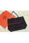 Hermes Shopper Double-Sided Bag Original Leather HS1209 Black&Peach  Replica