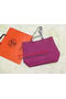 Hermes Shopper Double-Sided Bag Original Leather HS1209 Black&Peach  Replica