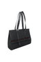 Hermes Shoulder Bag Canvas & Leather H1674B Black  Replica