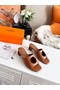 Hermes slipper 91085-4 Heel 7CM  Replica