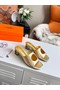 Hermes slipper 91085-6 Heel 7CM  Replica