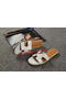 Hermes Slipper Croco Leather HO0451 White  Replica