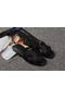 Hermes Slipper Togo Leather HO060 Black  Replica