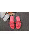 Hermes Slipper Togo Leather HO060 Light Red  Replica