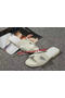 Hermes Slipper Togo Leather HO060 White  Replica