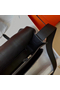 Hermes Steve 35 Messenger Bag In Black Clemence Calfskin  Replica