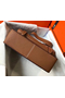 Hermes Steve 35 Messenger Bag In Brown Clemence Calfskin  Replica