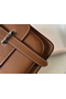 Hermes Steve 35 Messenger Bag In Brown Clemence Calfskin  Replica