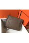 Hermes Steve 35 Messenger Bag In Taupe Clemence Calfskin  Replica