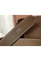 Hermes Steve 35 Messenger Bag In Taupe Clemence Calfskin  Replica
