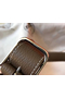 Hermes Steve 35 Messenger Bag In Taupe Clemence Calfskin  Replica