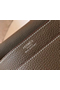 Hermes Steve 35 Messenger Bag In Taupe Clemence Calfskin  Replica