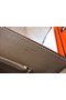 Hermes Steve 35 Messenger Bag In Taupe Clemence Calfskin  Replica