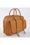 Hermes Steve 38CM Travel Bag Clemence Leather Camel  Replica