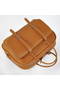 Hermes Steve 38CM Travel Bag Clemence Leather Camel  Replica