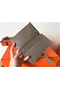Hermes Taupe Epsom Bearn Gusset Wallet  Replica