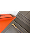 Hermes Taupe Epsom Bearn Gusset Wallet  Replica