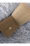 Hermes Taupe MC2 Copernic Compact Wallet  Replica