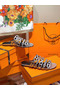 Hermes Thalassa Sandals In Silver Metallic Calfskin  Replica