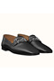 Hermes Time Loafers In Black Goatskin  Replica